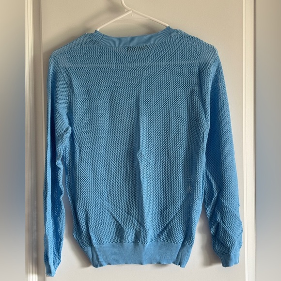 Zara Blue knit top - Picture 8 of 11
